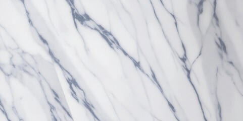 Obraz premium Beautiful white Carrera stone marble texture background. White and grey smooth marble wallpaper background.