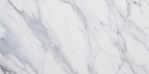 Obraz premium Beautiful white Carrera stone marble texture background. White and grey smooth marble wallpaper background.