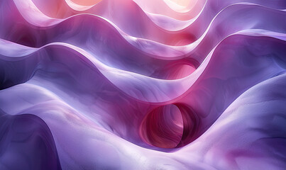 Purple abstract wavy background. Created with Ai