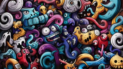 Cartoon Characters Background