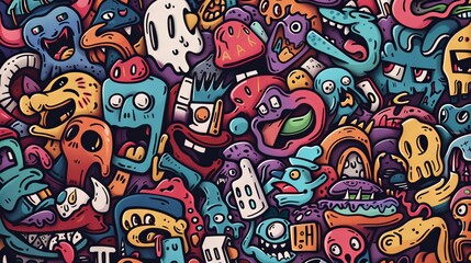 Cartoon Characters Background