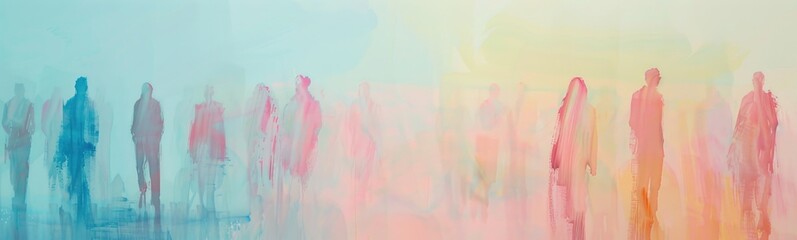 Abstract ombre background . Banner - obrazy, fototapety, plakaty