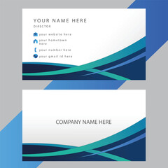 Naklejka premium business card template