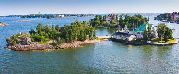 Islands  near Helsinki in Finland
