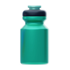3D Water Bottle Hydration Hero. 3d illustration, 3d element, 3d rendering. 3d visualization isolated on a transparent background