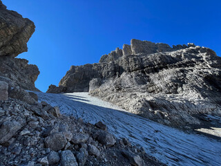 Glacial Vistas: Exposed Via Ferrata Views in Adamello Brenta, Bocchette, Dolomites