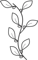 Obraz premium Leaves Line