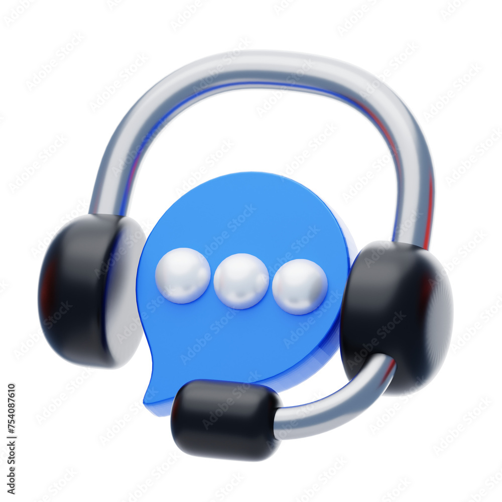 Poster 3d customer service service spotlight. 3d illustration, 3d element, 3d rendering. 3d visualization i