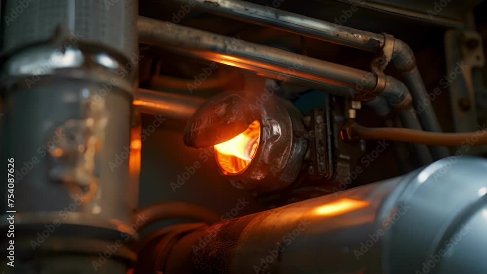 Poster a malfunctioning pilot light on a furnace causing the heating system to stop working until it is fix