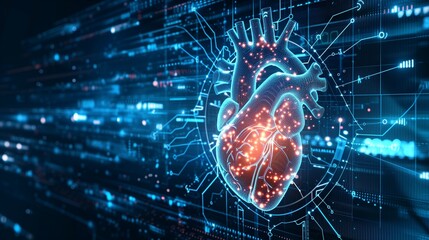 AI generated digital heart model