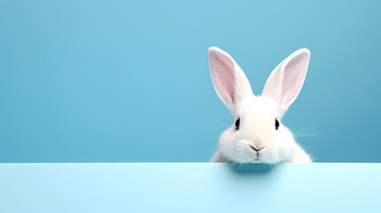 Fototapeta na wymiar Cute bunny, easter background