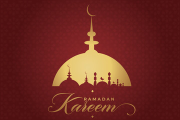 Vector file, elegant luxury Ramadan, Eid al-Fitr, Islamic background decorative greeting card