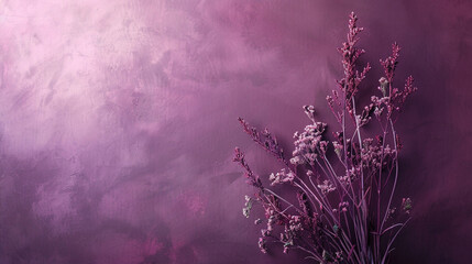lavender in the morning - obrazy, fototapety, plakaty