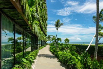 Sustainable tourism practices at a green-certified hotel