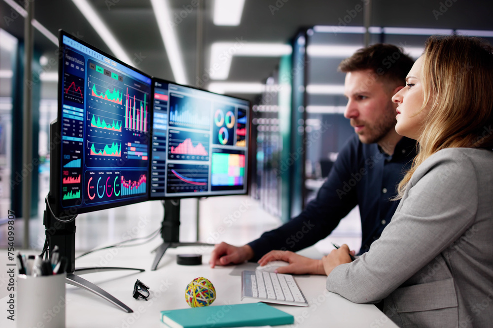 Aufkleber Data Analyst Using Data Analytics KPI