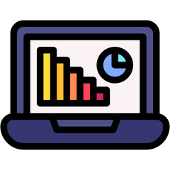 Data, Business And Finance, Analytics, Software, Management, Statistics Icon
