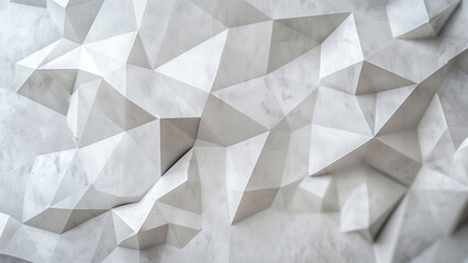 Naklejka premium Origami Elegance: A Minimalist Geometric Border