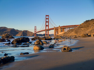 Rocky Golden Gate Bridge 
