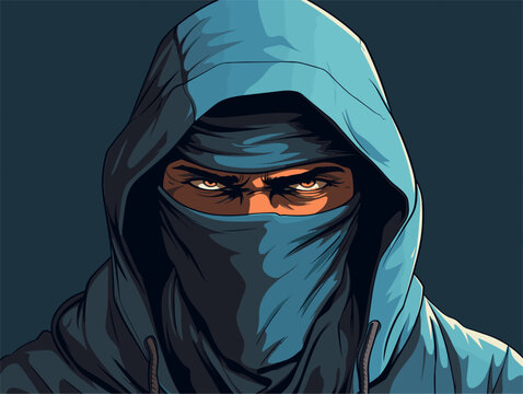 Undercover Ninja is a person dressed as a rogue ninja