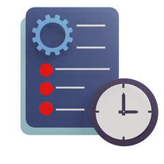 3 D illustartion of project management