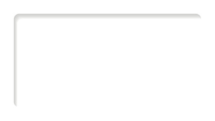 シンプルな白い内側が凹んだ角丸フレーム　16：9