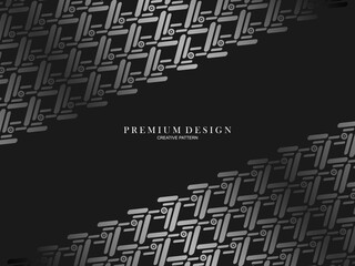 Black metal texture steel background. Perforated metal sheet.