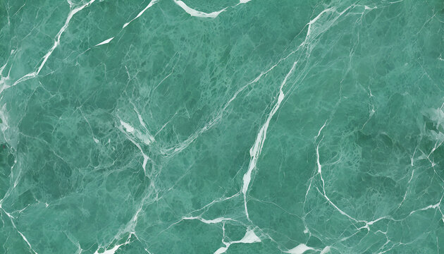 Seamless pattern background of a green marble texture backdrop