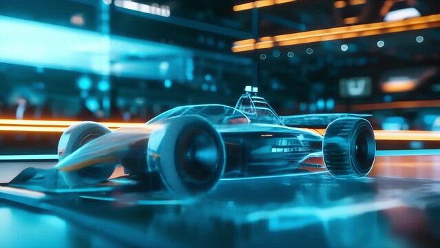 The focus shifts to a team strategist as they study data on a laptop making splitsecond decisions that could change the outcome of the race.
