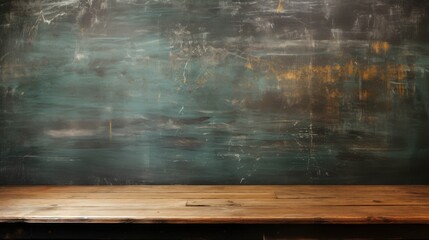 Chalkboard with chalk smudges, educational or cafe background - obrazy, fototapety, plakaty