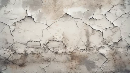 Fotobehang Concrete texture with cracks, urban decay background © Anuwat