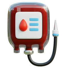 3D Medical Blood Bag