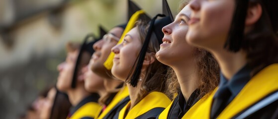 Graduating Students Looking Towards the Future