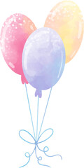 balloon, illustration on white background
