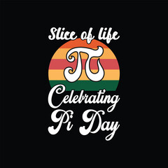 pi day Typography t-shirt design