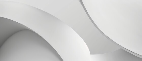 Elegant Grey Curves Abstract Background Design
