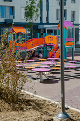 Colorful Playground Equipment for Kids to Enjoy in a Safe Environment