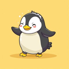 Obraz premium penguin dancing