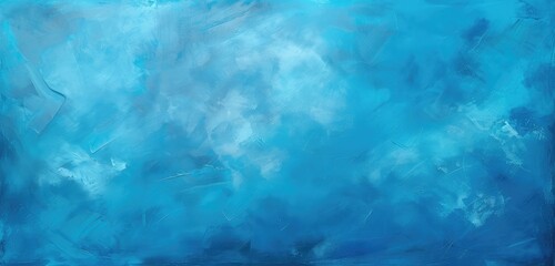 Fototapeta na wymiar Serene Abstract Blue Watercolor Background
