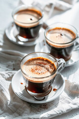 delicious Caffe Americano - Espresso shots topped with hot water for a rich deep flavor