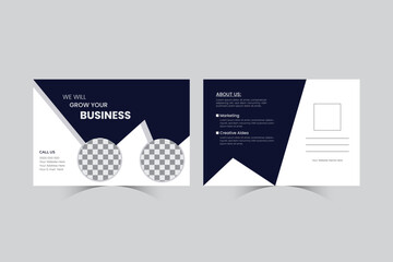 Postcard design template