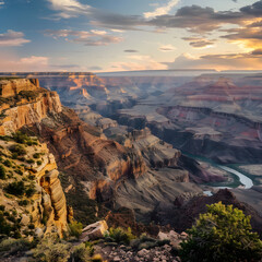 Grand canyon natures masterpiece carved in stone - obrazy, fototapety, plakaty