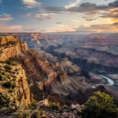 Rolgordijnen Grand canyon natures masterpiece carved in stone © siangphong