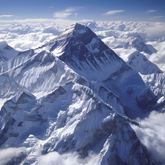 snow covered mountains heaven meets earth the breathtaking majesty view peak