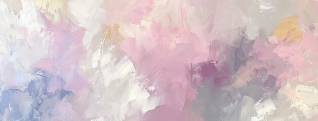 Abstract Pastel Brush Strokes Background