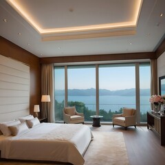 Illustration of the bedroom interior