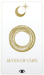 Tarrot designs message single cards 