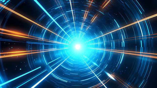 Premium digital art, technology concept background