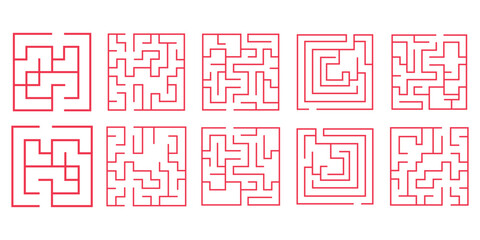 Simple Square Maze