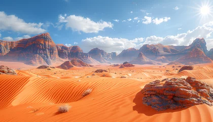 Poster vast desert landscape © Riverland Studio
