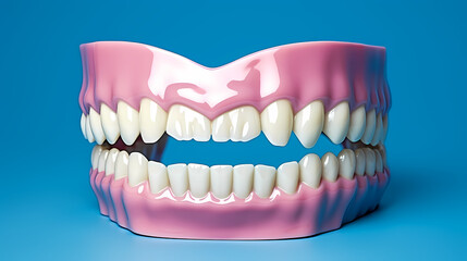 Obraz premium Dental implant, tooth model for dentist to study dentistry